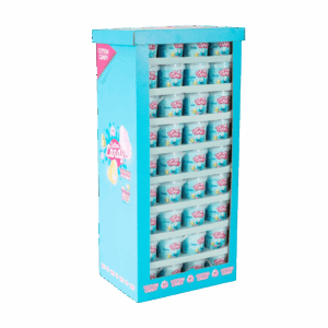 84 DISPLAY CASE COTTON CANDY BUCKET 50G BUBBLEGUM 2