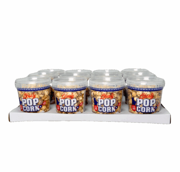 LIBERTY POPCORN 100G BUCKET 12 TRAY