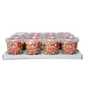 HAPPY POPCORN 100G BUCKET 12 TRAY