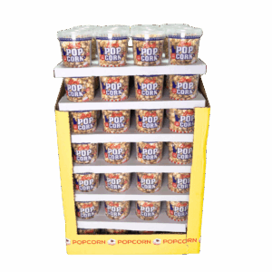 LIBERTY POPCORN 100G BUCKET DISPLAY 84