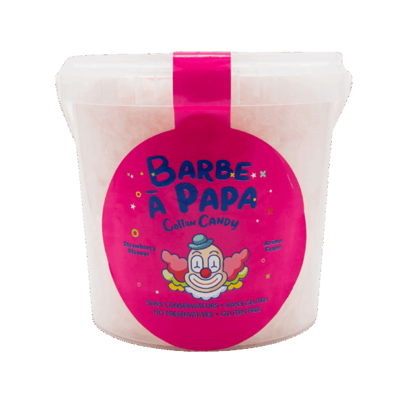 COTTON CANDY BUCKET 150G Strawberry 2