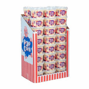 DISPLAY 48 PLANET POPCORN 250G BUCKET 2