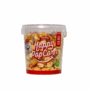 HAPPY POPCORN CARAMEL 100G BUCKET 2