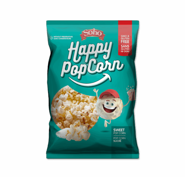 HAPPY POPCORN SWEET BAG 100G 2
