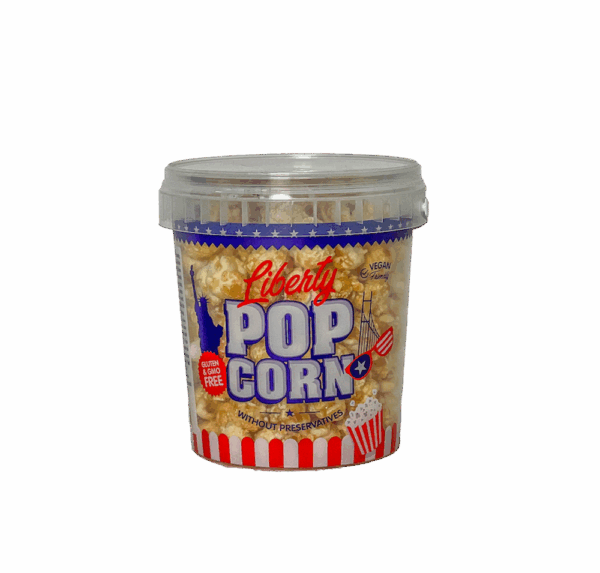 LIBERTY POPCORN CARAMEL 100G BUCKET 2