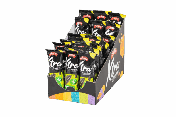 XTRA SNACKS DISPLAYBOX SUNFLOWER SEEDS SALTED-Photoroom